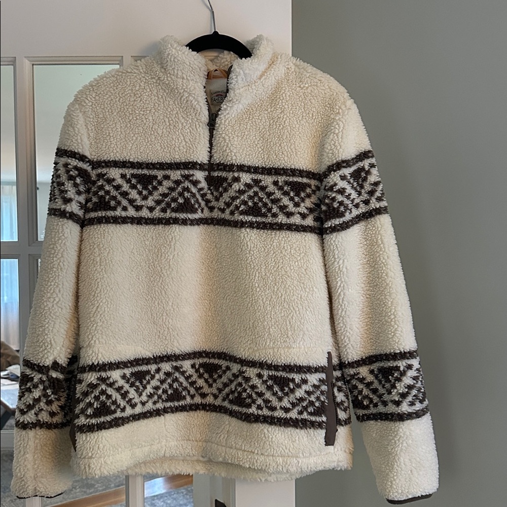 Faherty Yellowtail Sherpa quarter zip - Picture 3 of 7